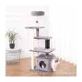 52 &quot;DIY Cat Tower Tree Tree Pet Furniture Post Post with Plastic Brush